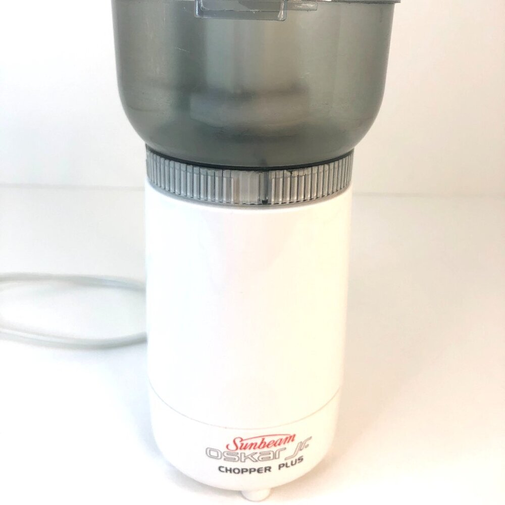 Vintage Sunbeam Oskar Jr. Chopper Plus Mini Food Processor Model 14131